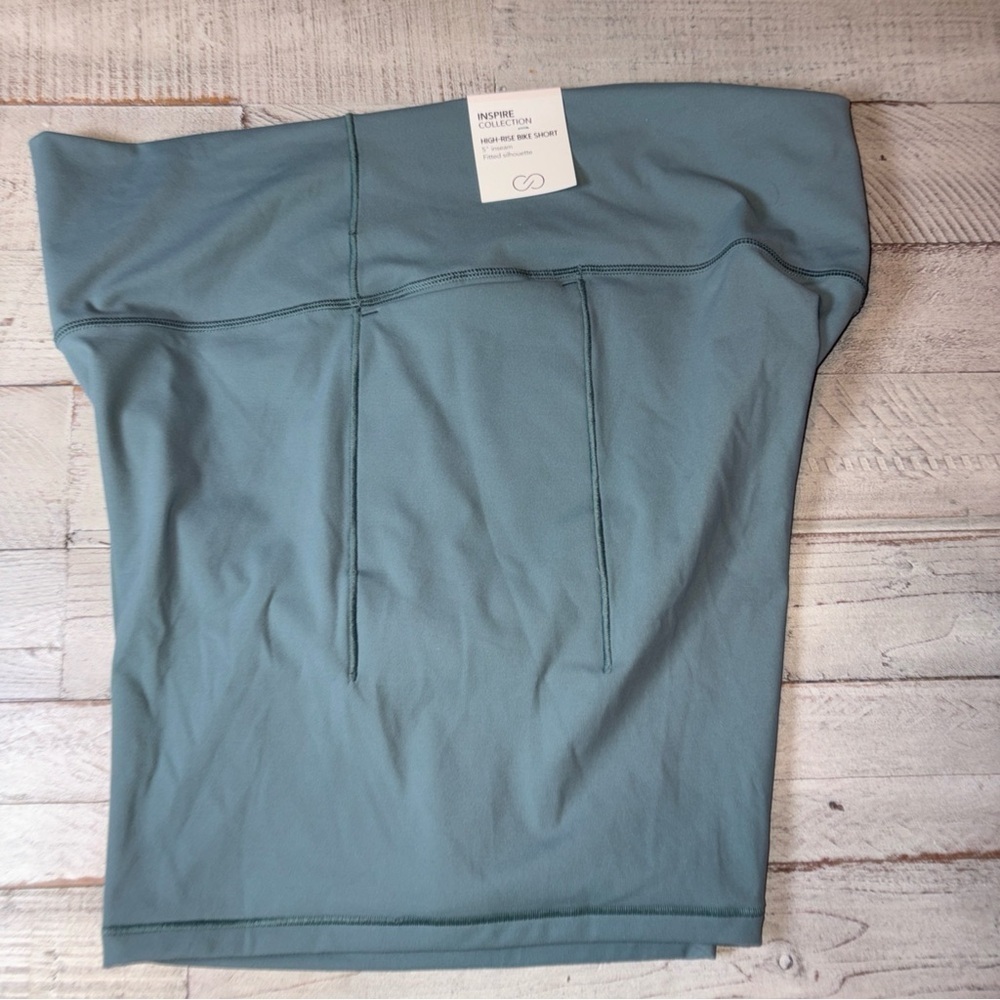 NWT! Women’s Calia Puya Green 5” Inseam Inspire High Rise Bike Short Size  XXL - Picture 6 of 15